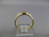 ESTATE 14KT YELLOW GOLD CIRCULAR INITIAL ENGRAVABLE UPON REQUEST RING #ELVINA55