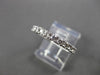 ESTATE .60CT DIAMOND 14KT WHITE GOLD 3D SEMI ETERNITY ANNIVERSARY RING #13684