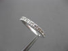 ESTATE .60CT DIAMOND 14KT WHITE GOLD 3D SEMI ETERNITY ANNIVERSARY RING #13684
