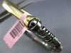 EXTRA LARGE 6.69CT DIAMOND & SMOKY TOPAZ 14K YELLOW & BLACK GOLD BANGLE BRACELET