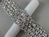 ESTATE .40CT DIAMOND 14K WHITE & BLACK GOLD HANDCRAFTED WOVEN MULTI ROW BRACELET
