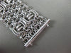 ESTATE .40CT DIAMOND 14K WHITE & BLACK GOLD HANDCRAFTED WOVEN MULTI ROW BRACELET
