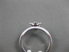 ANTIQUE .09CT DIAMOND 18KT WHITE GOLD 3D PAVE SNOWFLAKE FLOWER RING