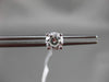 ESTATE LARGE 1.48CT DIAMOND 14KT WHITE GOLD 3D ROUND STUD EARRINGS 5.5mm #14048