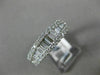 ESTATE WIDE .80CT DIAMOND 14KT WHITE GOLD CLASSIC GRADUATING SEMI ETERNITY RING