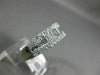 ESTATE WIDE .80CT DIAMOND 14KT WHITE GOLD CLASSIC GRADUATING SEMI ETERNITY RING