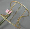 LARGE 1.11CT WHITE & CHOCOLATE FANCY DIAMOND 14KT ROSE GOLD BAR BANGLE BRACELET