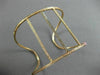 LARGE 1.11CT WHITE & CHOCOLATE FANCY DIAMOND 14KT ROSE GOLD BAR BANGLE BRACELET