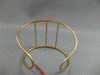 LARGE 1.11CT WHITE & CHOCOLATE FANCY DIAMOND 14KT ROSE GOLD BAR BANGLE BRACELET