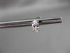 ESTATE .55CT MARQUISE CUT DIAMOND 14KT WHITE GOLD STUD EARRINGS F/G VS #5163