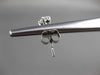 ESTATE .55CT MARQUISE CUT DIAMOND 14KT WHITE GOLD STUD EARRINGS F/G VS #5163
