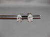 ESTATE .55CT MARQUISE CUT DIAMOND 14KT WHITE GOLD STUD EARRINGS F/G VS #5163