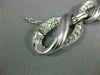 ESTATE WIDE 7.0CT DIAMOND 14KT WHITE GOLD 3D OVAL HELIX INFINITY TENNIS BRACELET