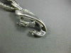 ESTATE WIDE 7.0CT DIAMOND 14KT WHITE GOLD 3D OVAL HELIX INFINITY TENNIS BRACELET