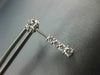 .77CT DIAMOND 14KT WHITE GOLD ROUND CLASSIC JOURNEY DROP HANGING EARRINGS #1240