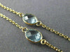 ESTATE 9.25CT AAA MULTI GEM 14KT YELLOW GOLD 3D OVAL BY THE YARD LOVE NECKLACE