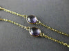 ESTATE 9.25CT AAA MULTI GEM 14KT YELLOW GOLD 3D OVAL BY THE YARD LOVE NECKLACE