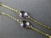 ESTATE 9.25CT AAA MULTI GEM 14KT YELLOW GOLD 3D OVAL BY THE YARD LOVE NECKLACE