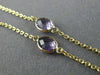 ESTATE 9.25CT AAA MULTI GEM 14KT YELLOW GOLD 3D OVAL BY THE YARD LOVE NECKLACE