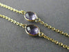 ESTATE 9.25CT AAA MULTI GEM 14KT YELLOW GOLD 3D OVAL BY THE YARD LOVE NECKLACE