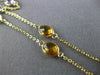 ESTATE 9.25CT AAA MULTI GEM 14KT YELLOW GOLD 3D OVAL BY THE YARD LOVE NECKLACE