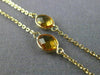 ESTATE 9.25CT AAA MULTI GEM 14KT YELLOW GOLD 3D OVAL BY THE YARD LOVE NECKLACE
