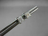 ESTATE .40CT PRINCESS DIAMOND 14KT WHITE GOLD 3D SOLITAIRE STUD EARRINGS #23457