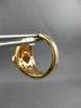 ESTATE WIDE .84CT WHITE & CHOCOLATE FANCY DIAMOND 14KT ROSE GOLD FLOWER EARRINGS