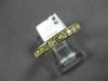 ESTATE 1.16CT DIAMOND 14KT YELLOW GOLD CHANNEL ETERNITY ANNIVERSARY RING #18792
