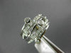 ESTATE WIDE .40CT DIAMOND 14KT WHITE GOLD MULTI ROW CRISS CROSS ANNIVERSARY RING