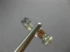 ESTATE LARGE .80CT DIAMOND 18K WHITE GOLD INFINITY HUGGIE EARRINGS E/F VVS 23898