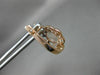 ESTATE 1.48CT DIAMOND & AAA MORGANITE 14KT ROSE GOLD 3D FILIGREE FLOWER EARRINGS