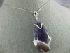 EXTRA LARGE 55.88CT DIAMOND & AAA AMETHYST 14KT WHITE GOLD 3D PEAR SHAPE PENDANT