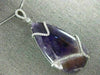 EXTRA LARGE 55.88CT DIAMOND & AAA AMETHYST 14KT WHITE GOLD 3D PEAR SHAPE PENDANT