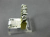 ESTATE .50CT DIAMOND 18KT TWO TONE GOLD 5 STONE WEDDING ANNIVERSARY RING #4838