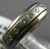 ESTATE WIDE .38CT DIAMOND 14K WHITE GOLD WEDDING ANNIVERSARY ETERNITY RING 14825