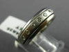 ESTATE WIDE .38CT DIAMOND 14K WHITE GOLD WEDDING ANNIVERSARY ETERNITY RING 14825