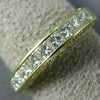ESTATE WIDE 1.10CT DIAMOND 14KT YELLOW GOLD 3D WEDDING ANNIVERSARY RING #21316