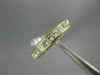 ESTATE WIDE 1.10CT DIAMOND 14KT YELLOW GOLD 3D WEDDING ANNIVERSARY RING #21316