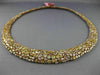 GIA EXTRA LARGE 58.99CT MULTI COLOR FANCY DIAMOND 18K ROSE GOLD CLUSTER NECKLACE
