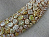 GIA EXTRA LARGE 58.99CT MULTI COLOR FANCY DIAMOND 18K ROSE GOLD CLUSTER NECKLACE