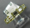 ESTATE .40CT DIAMOND 14KT YELLOW GOLD 5 STONE WEDDING ANNIVERSARY RING #9809