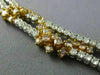 GIA 26.96CT WHITE & PINK DIAMOND 18KT 2 TONE GOLD 3D DOUBLE ROW LARIAT NECKLACE