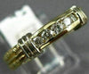 ESTATE .30CT DIAMOND 14KT TWO TONE GOLD 5 STONE FILIGREE ANNIVERSARY RING #5481