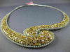 GIA EXTRA LARGE 34.34CT MULTI COLOR FANCY DIAMOND 18KT 2 TONE GOLD LOVE NECKLACE