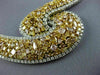 GIA EXTRA LARGE 34.34CT MULTI COLOR FANCY DIAMOND 18KT 2 TONE GOLD LOVE NECKLACE