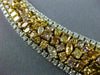 GIA EXTRA LARGE 34.34CT MULTI COLOR FANCY DIAMOND 18KT 2 TONE GOLD LOVE NECKLACE