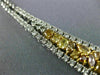 GIA EXTRA LARGE 34.34CT MULTI COLOR FANCY DIAMOND 18KT 2 TONE GOLD LOVE NECKLACE