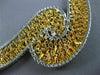 GIA EXTRA LARGE 34.34CT MULTI COLOR FANCY DIAMOND 18KT 2 TONE GOLD LOVE NECKLACE
