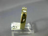 ESTATE .48CT DIAMOND 14KT YELLOW GOLD 3 STONE ROUND & PRINCESS FLAT RING #1634